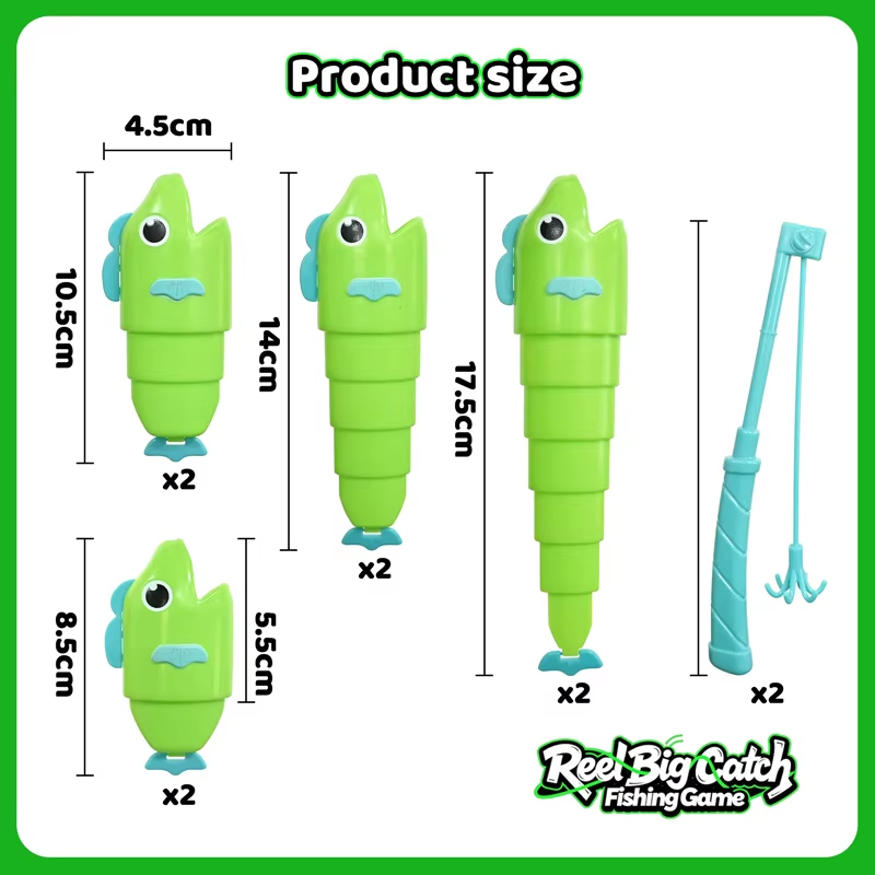 1-2 Player Competitive Fishing - Fishing Rod Casting 评论和价格
