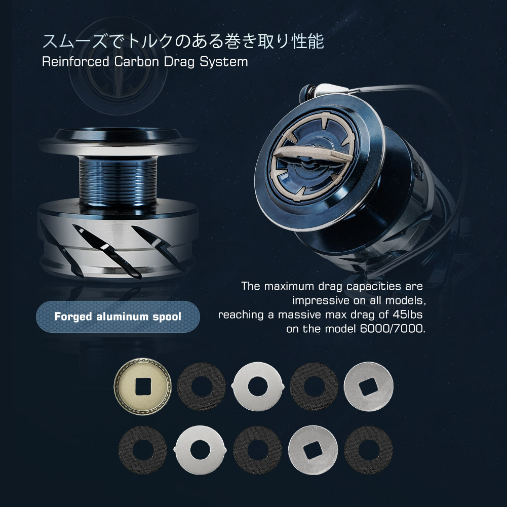 Noeby Max Drag 25kg Spinning F - Shimano Reel Stradic 评论和价格